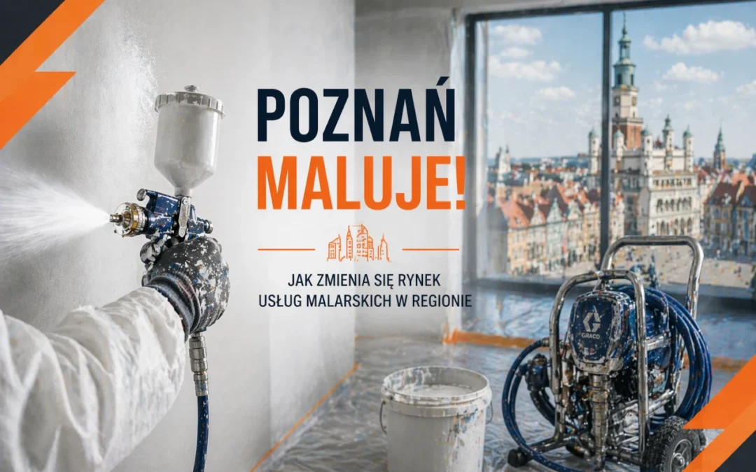 Poznań maluje! – jak zmienia się rynek usług malarskich w regionie